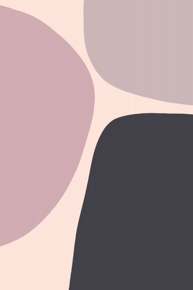 Muted Shapes Harmony by uplusmestudio — canvas wall art