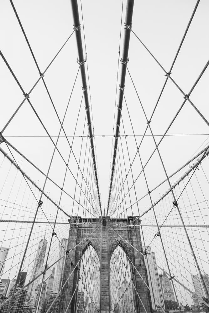 Brooklyn Bridge by Kathrin Pienaar — canvas wall art
