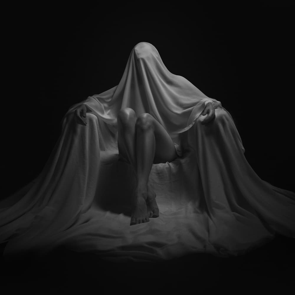 Ghostly Form in Shadow by Yuri Shevchenko — canvas wall art
