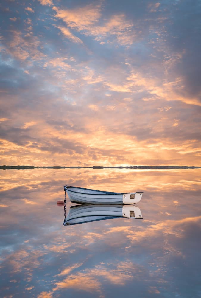 Serene Morning Reflections by Christian Lindsten — canvas wall art