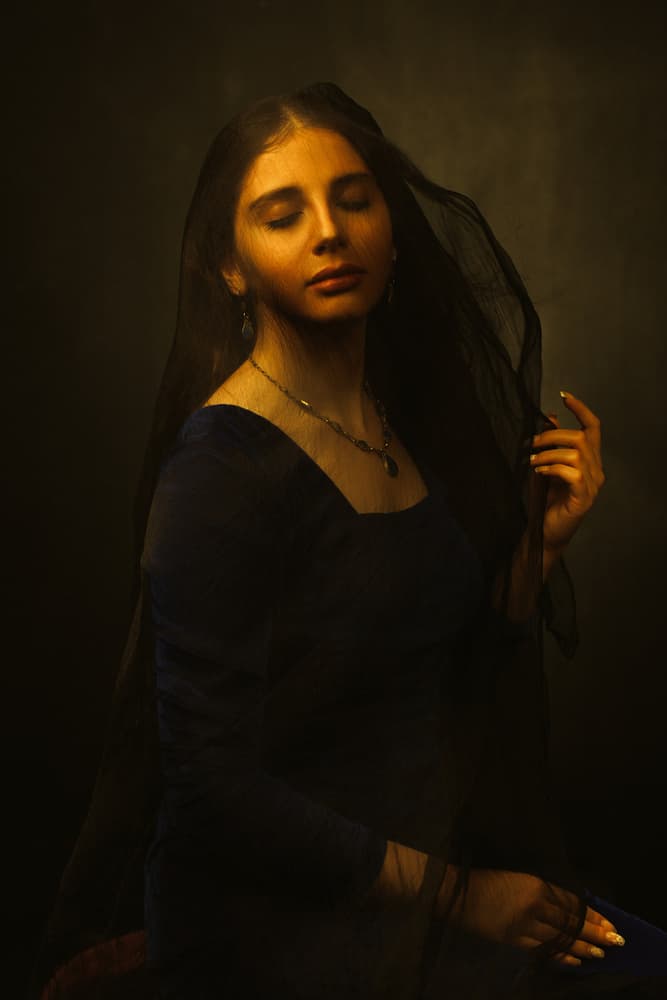 Dark Renaissance Portrait by Mehdi Mokhtari — canvas wall art