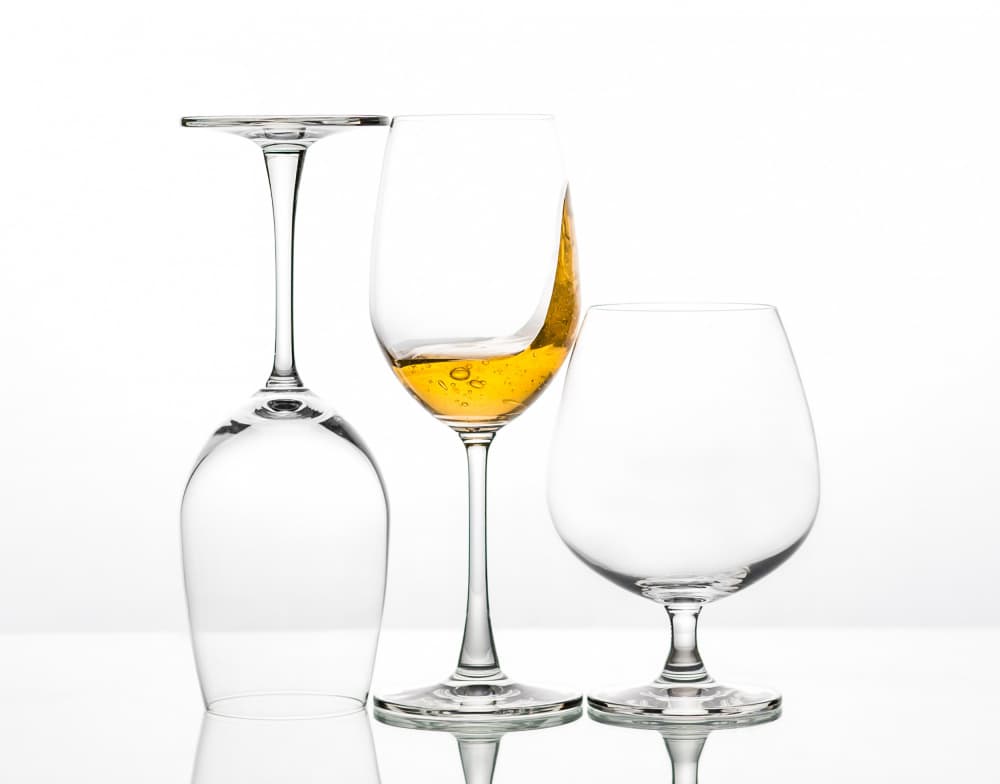 Elegant Clear Glasses by Sumit Dhuper — canvas wall art