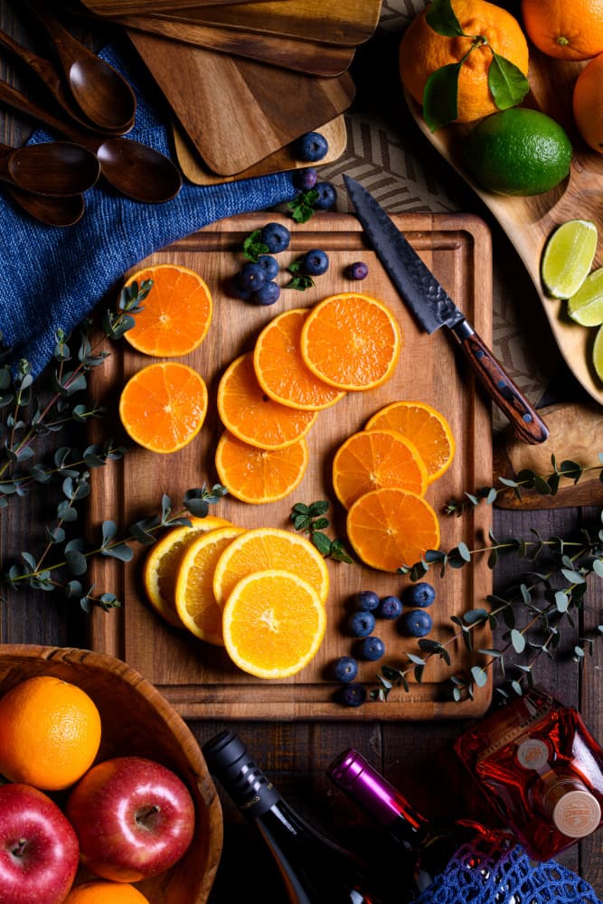 Rustic Fruit Board by Juri Aoki — canvas wall art