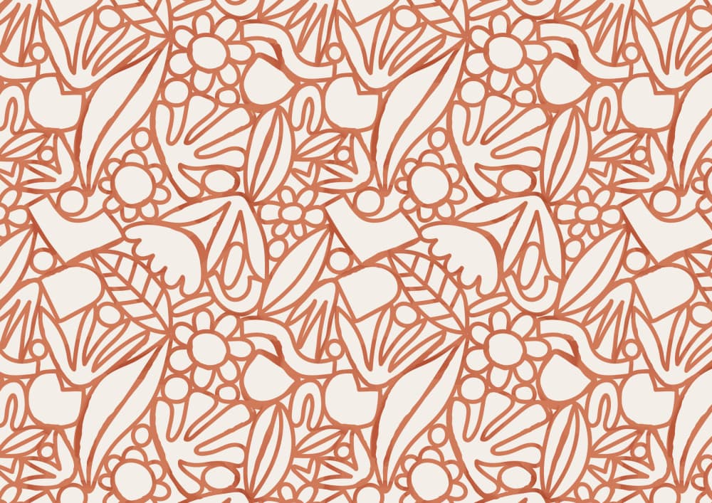 Floral Harmony by Treechild — canvas wall art