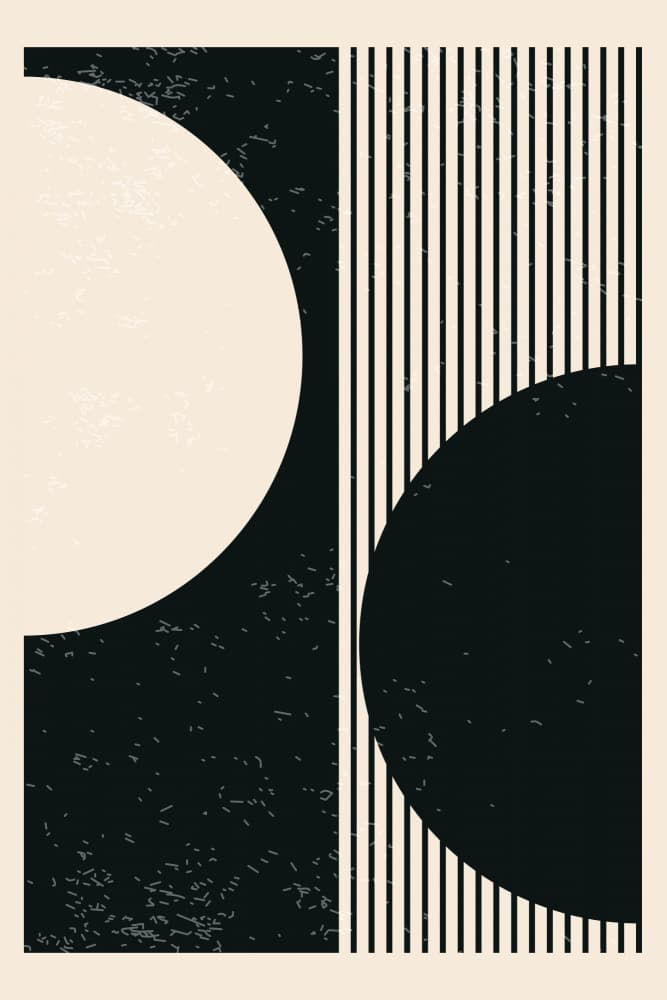 Abstract Minimal Curves by jay stanley — canvas wall art
