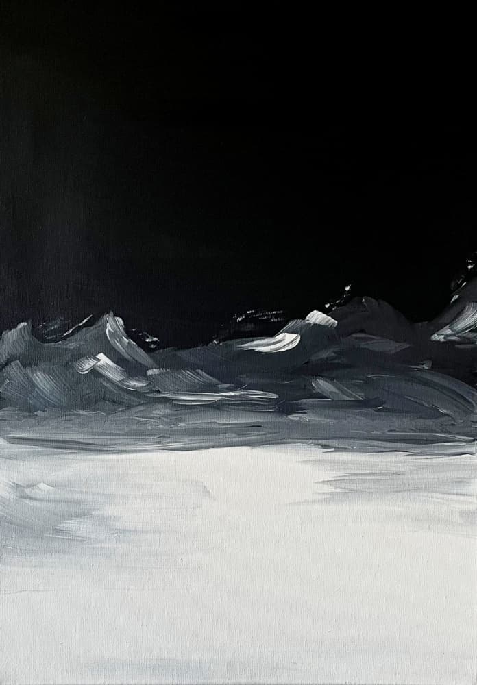 Stark Winter Mountains