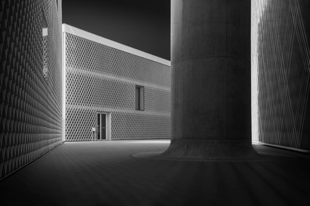 Concrete Geometric Architecture by Thomas de Franzoni — canvas wall art