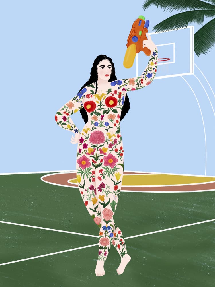 A Yound Daughter of the Hood by Jota de jai — canvas wall art