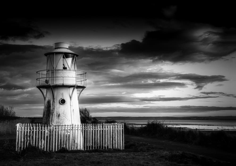 Solitary Coastal Beacon by Lee Kershaw — canvas wall art