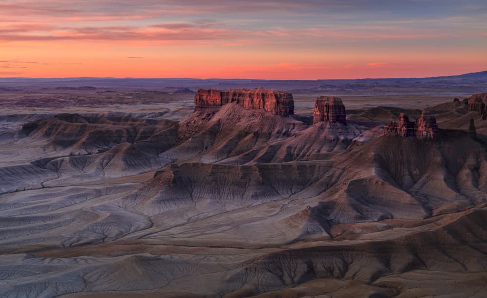 Desert Mesa Sunset by Jie Jin — canvas wall art