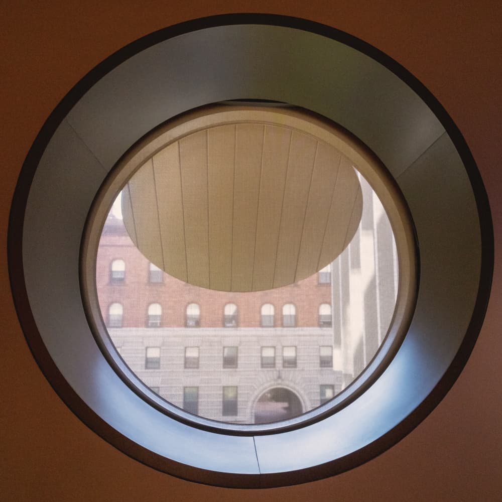 Round Window View by Yu Mao — canvas wall art
