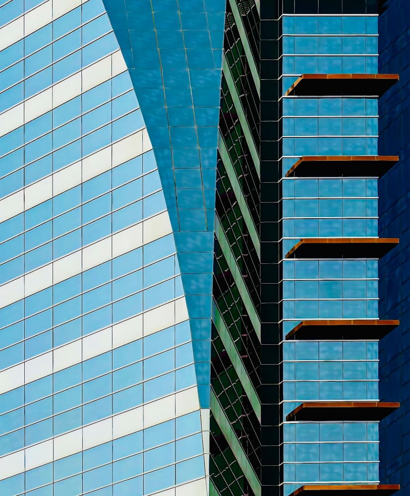 Modern Glass Facades by Arnon Orbach — canvas wall art