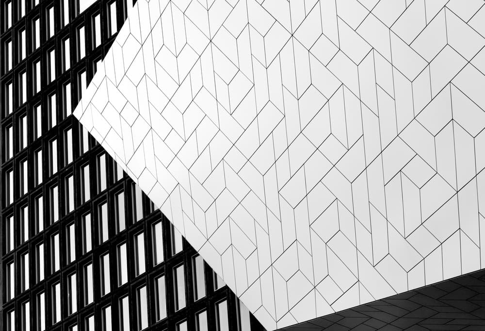 Modern Architectural Geometry by Hans-Wolfgang Hawerkamp — canvas wall art