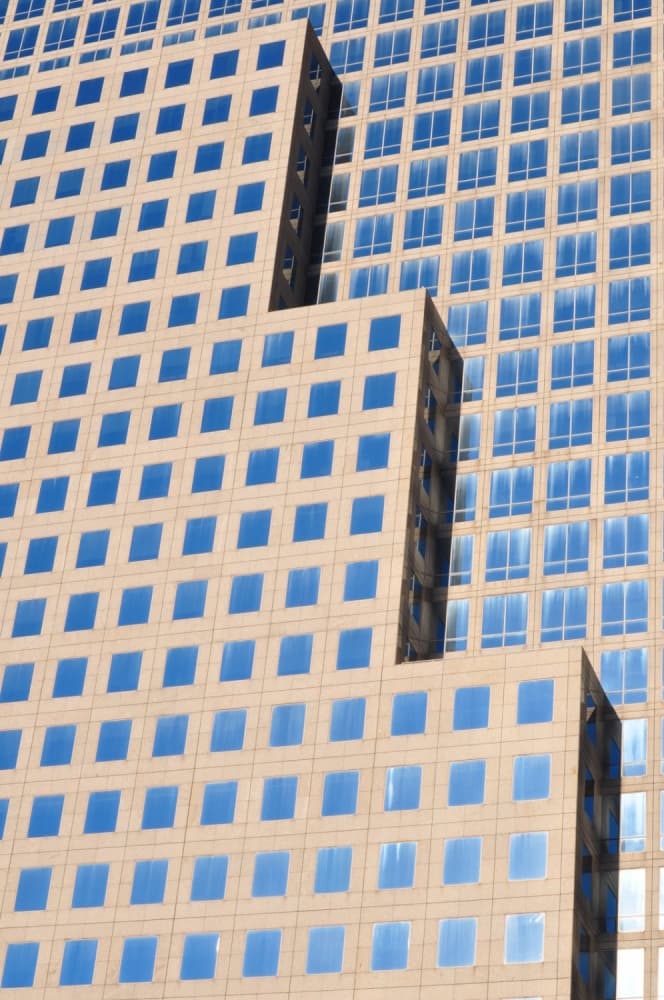 Geometric Building Facade by Philippe-M — canvas wall art