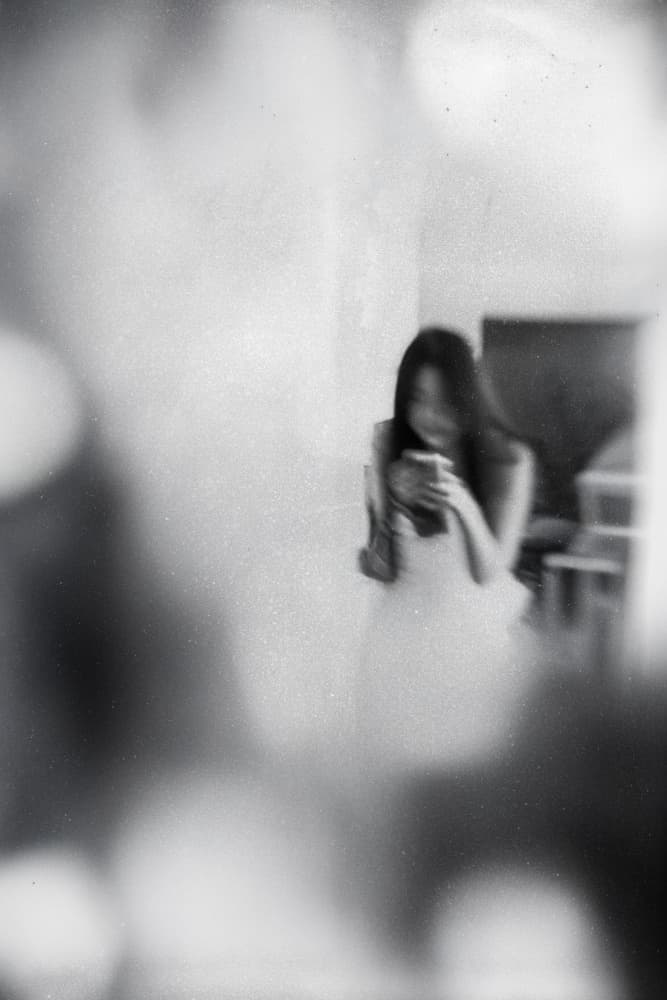 Ethereal Mirror Selfie by Parole Kim — canvas wall art