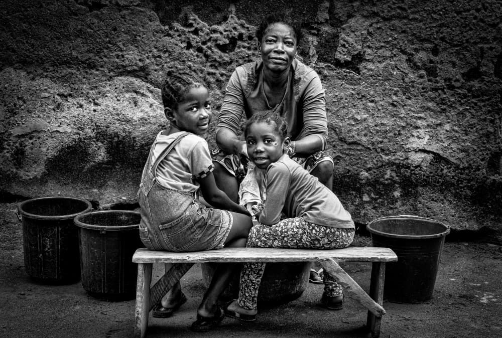African Family Portrait by Joxe Inazio Kuesta Garmendia — canvas wall art