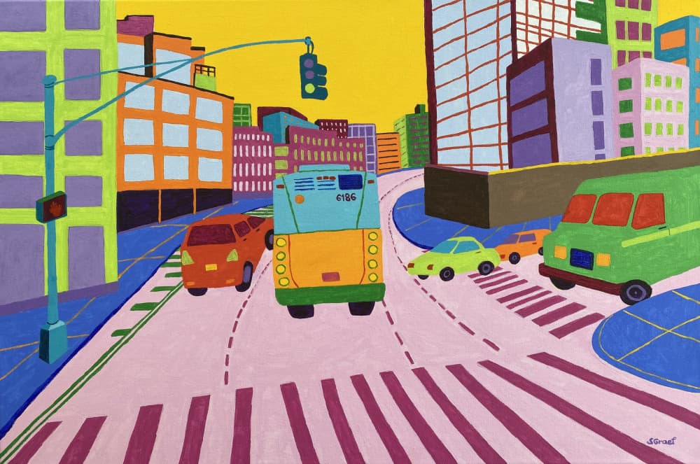 Green Light by Sue Graef — canvas wall art