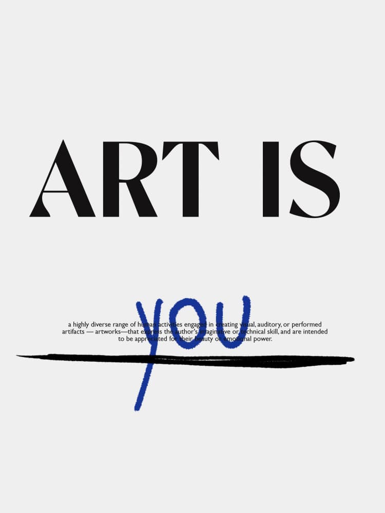 You Are Creation by Treechild — canvas wall art