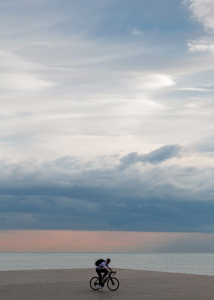 Coastal Ride Serene Sky by Rudy Mareel — canvas wall art