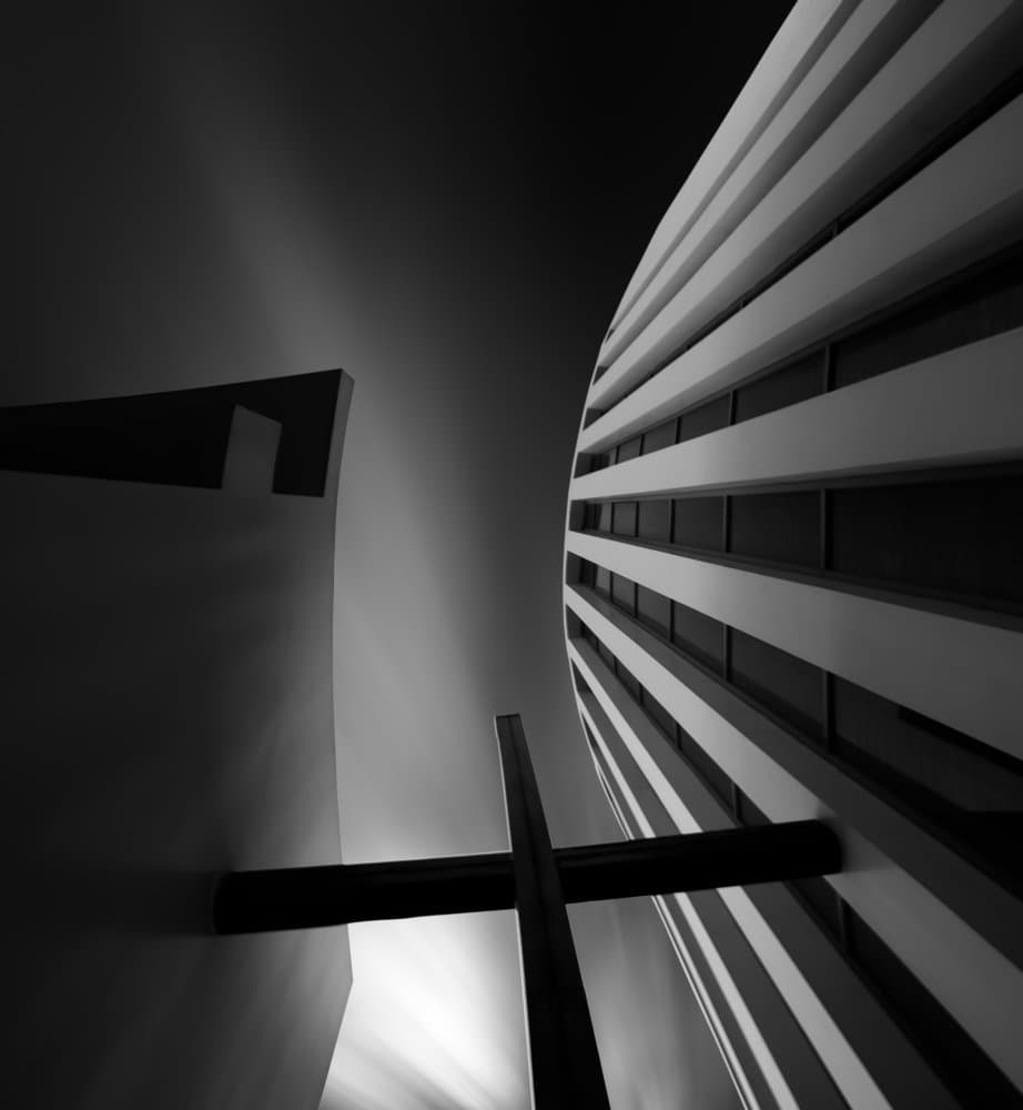 Modern Architecture Cross by Biao  Huang — canvas wall art