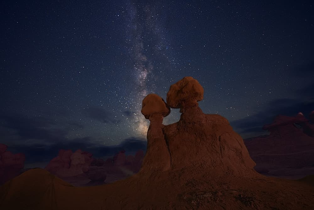 Milky Way Desert Night by Siyu_Wei APA — canvas wall art