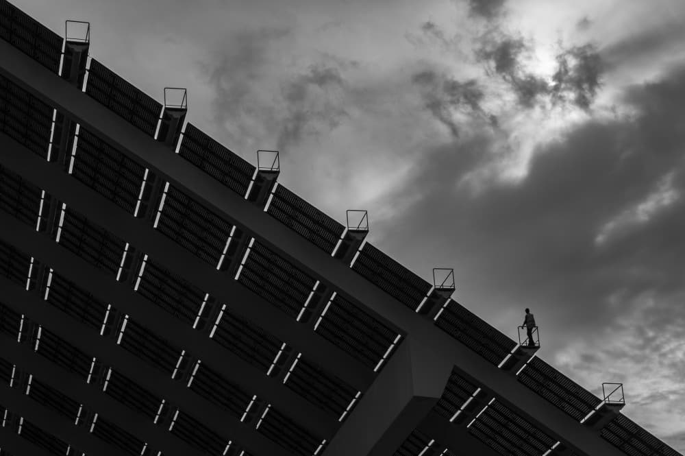 Steep Slope Solitude by Xavi Cardell — canvas wall art
