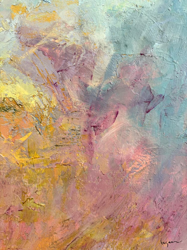 Pastel Pink Dreams by Dorothy Fagan — canvas wall art