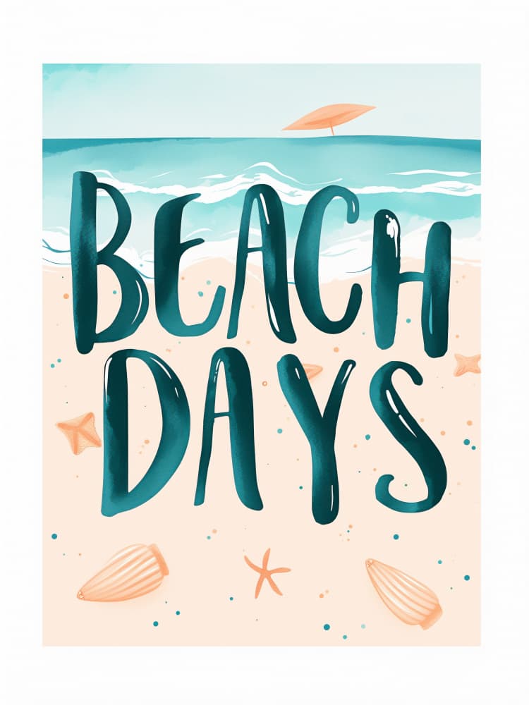 Sunny Shorescape by Treechild — canvas wall art