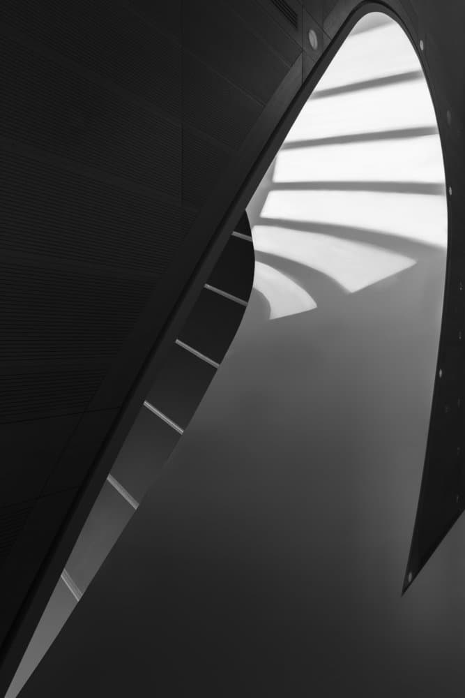 Curved Architectural Light by Olavo Azevedo — canvas wall art