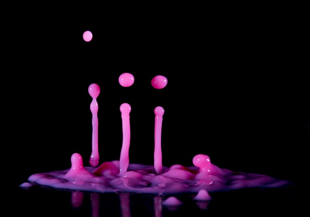 Dancing Pink Liquid by Wieteke de Kogel — canvas wall art