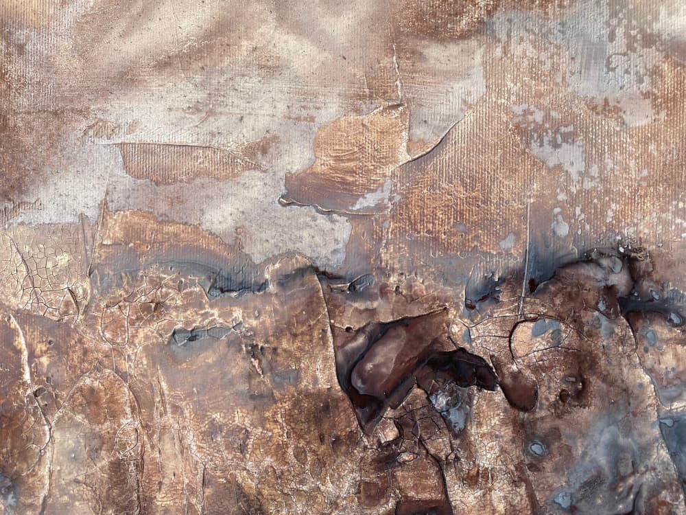 Aged Metallic Texture by Gabriela Aleksandra Szuba — canvas wall art