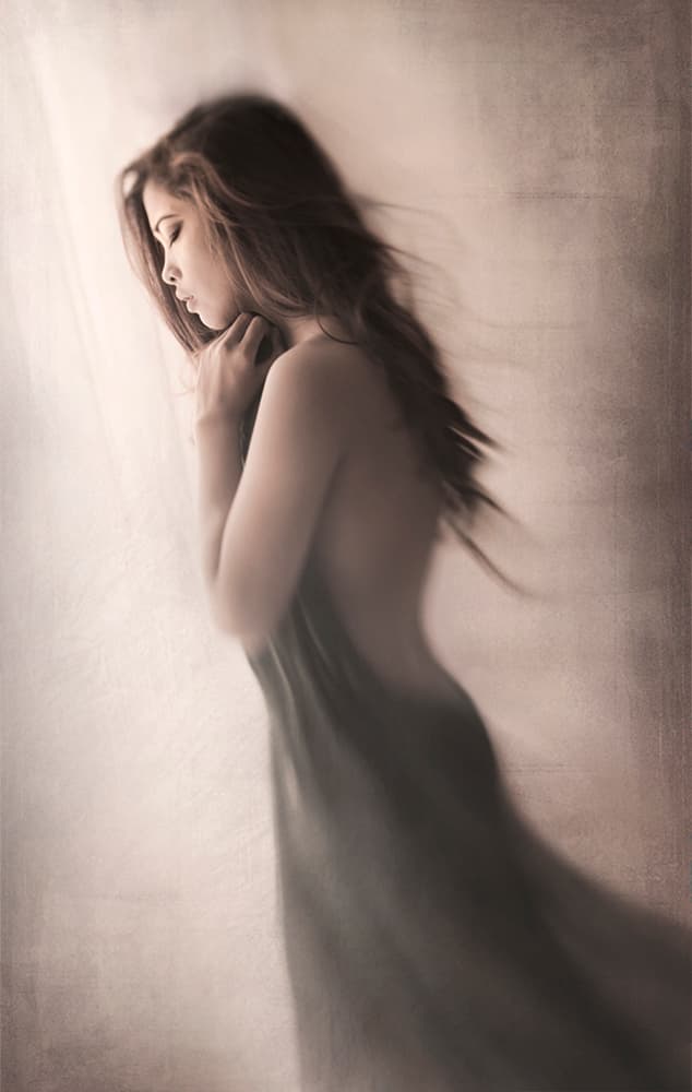 Pensive Ethereal Woman by Sebastian Kisworo — canvas wall art