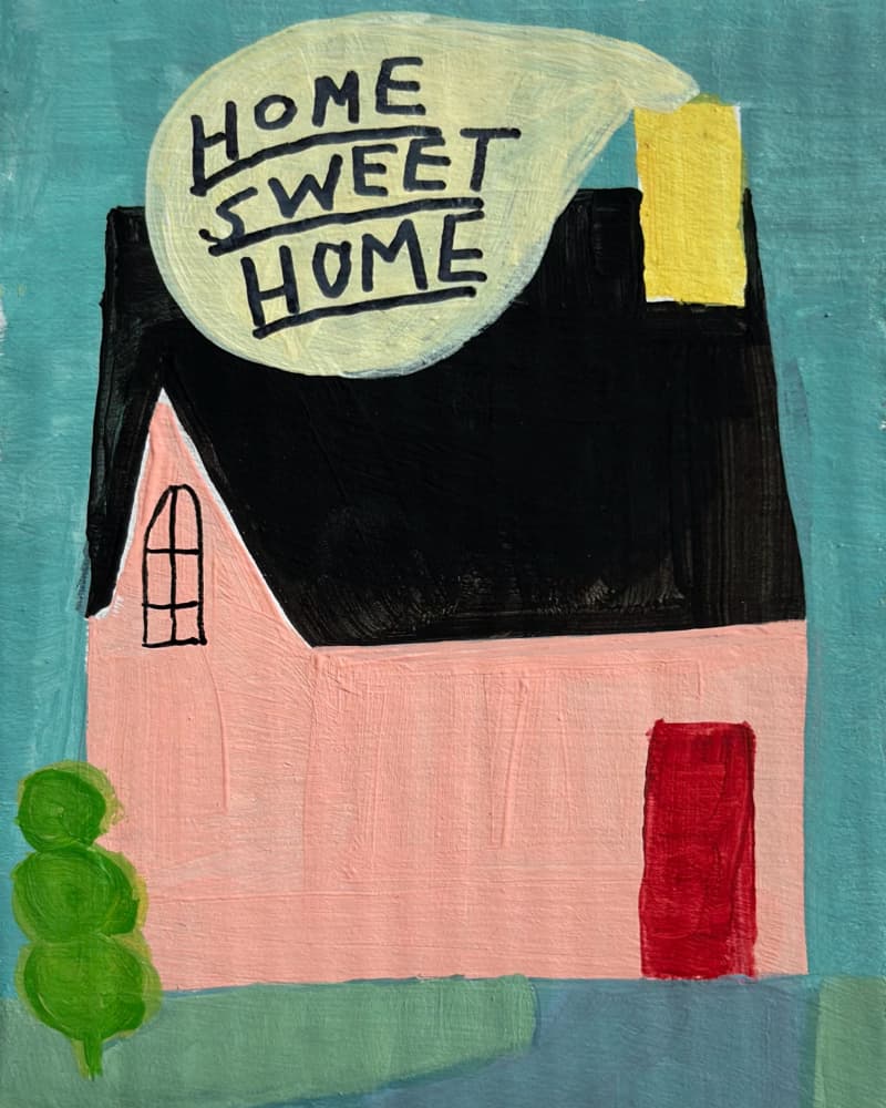 Home Sweet Home by Karin Lauria — canvas wall art