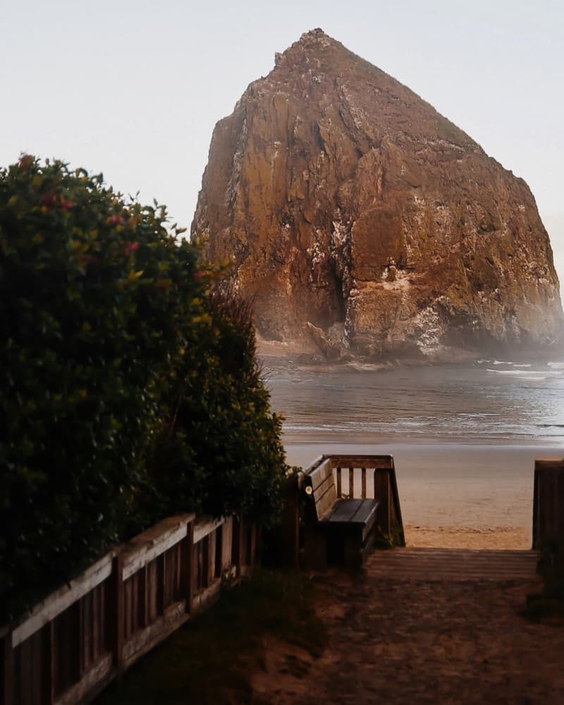 Peaceful Sea Stack Morning by Del Mundo Imagery — canvas wall art