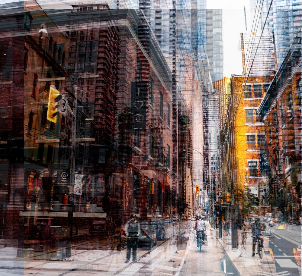 Urban Layers by Carmine Chiriacò — canvas wall art