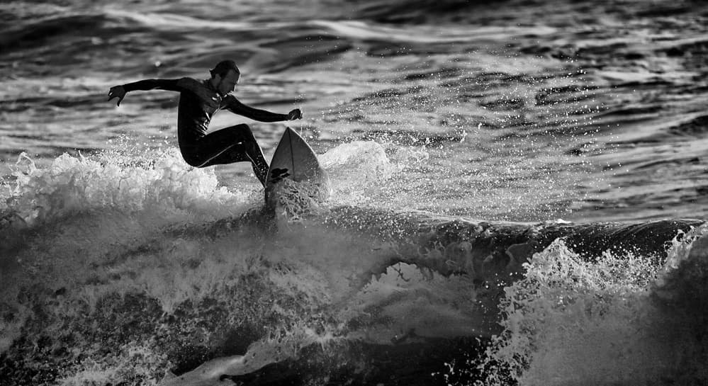 Dynamic Ocean Surfing by Eyal Bussiba — canvas wall art