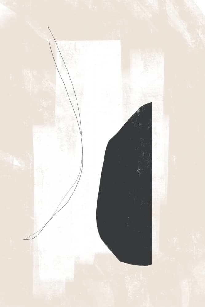Monochrome Harmony by uplusmestudio — canvas wall art