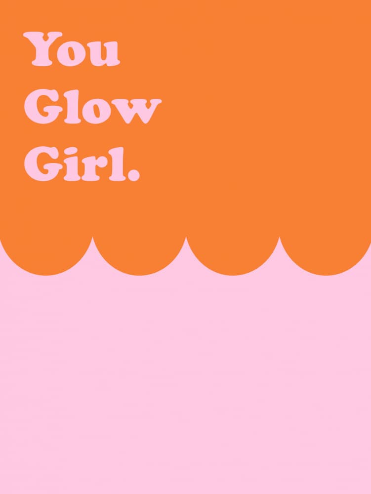 You Glow Girl by Aislinn Simmonds — canvas wall art