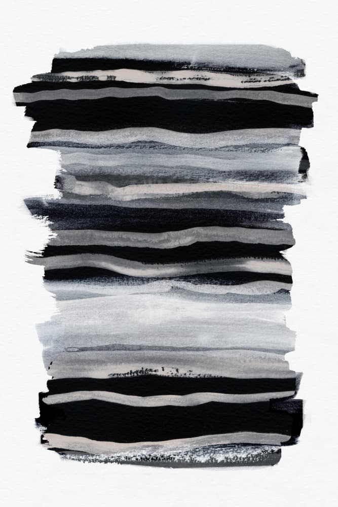 Abstract Brush Strokes 68 by Mareike Böhmer — canvas wall art