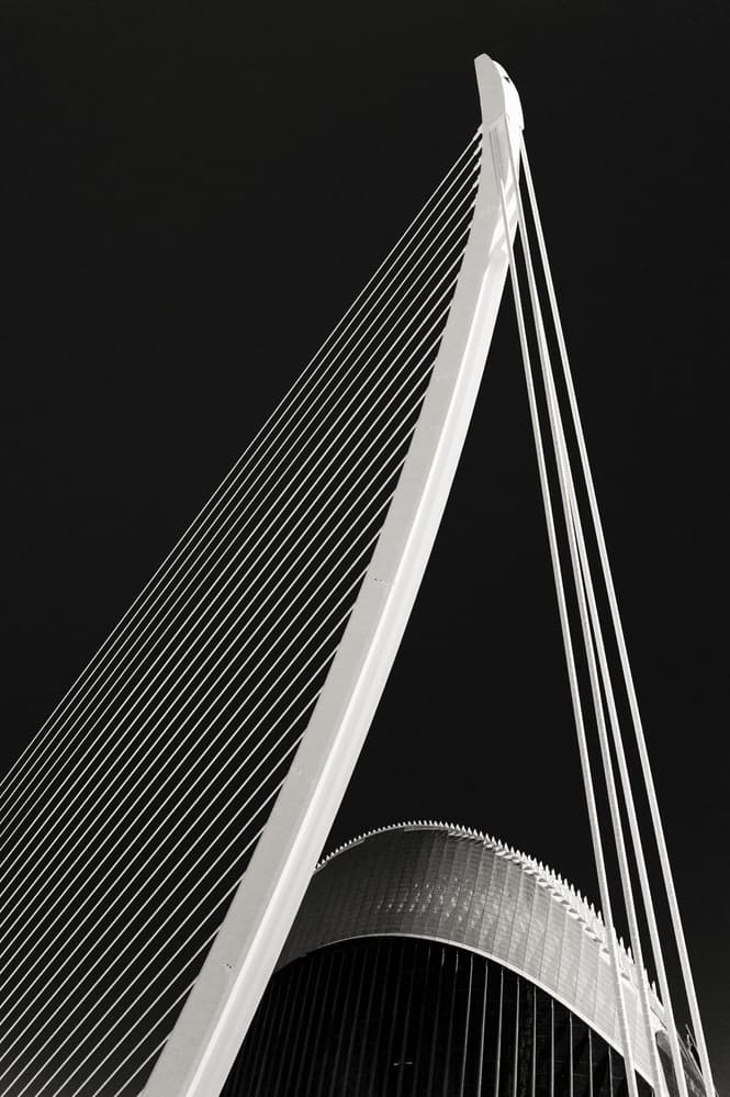 Modern Bridge Lines by Rudy Mareel — canvas wall art