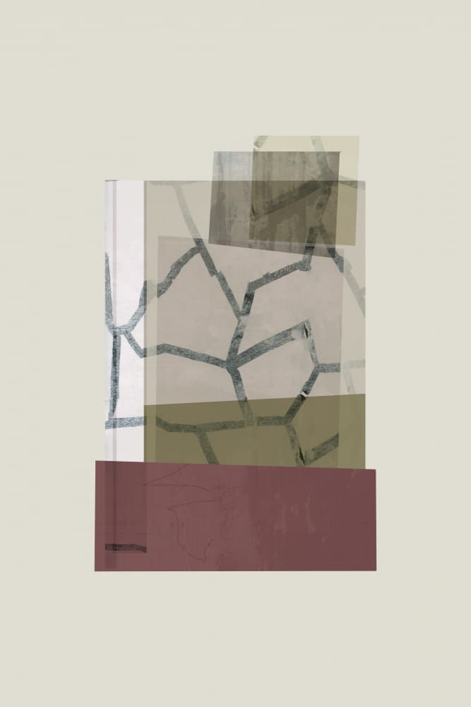Geometric Earth Tones by cartissi — canvas wall art