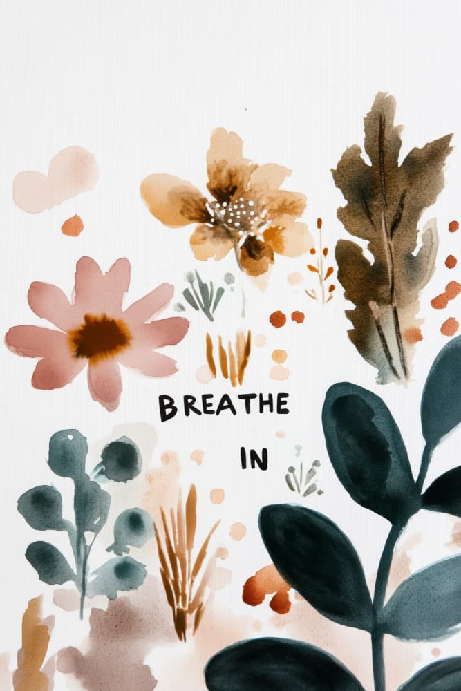 Floral Calmness by Treechild — canvas wall art