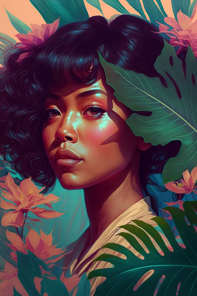 Jungle Serenity by Treechild — canvas wall art