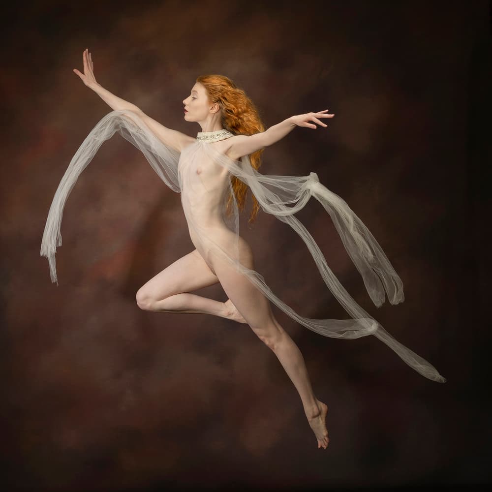 Ethereal Floating Dancer by Hugh Wilkinson — canvas wall art