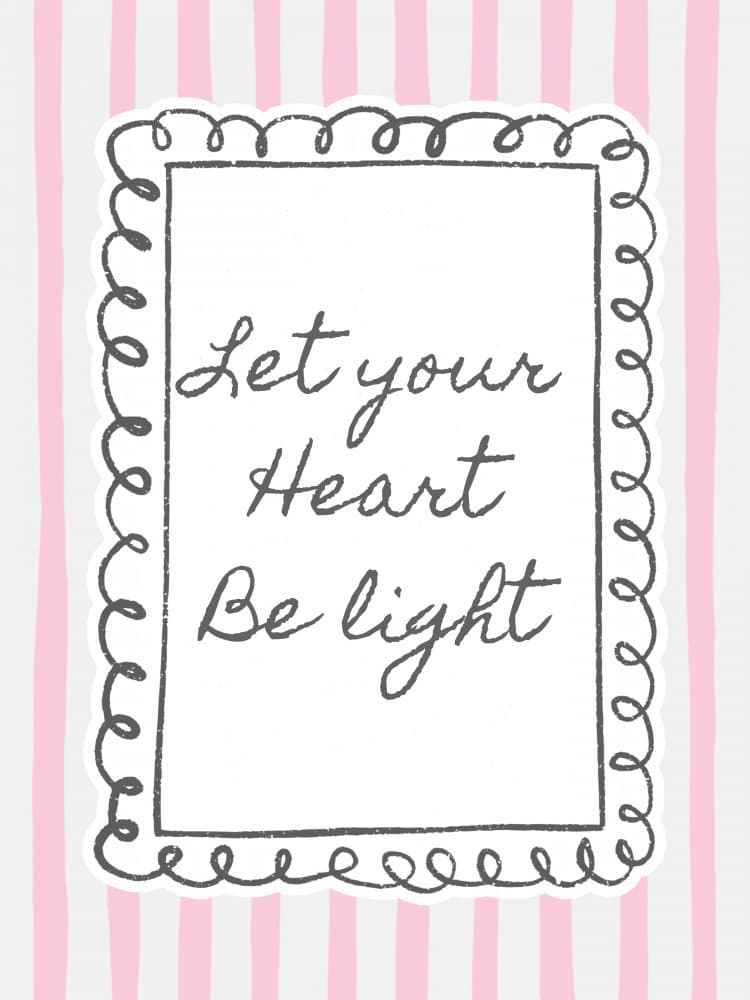 Let Your Heart Light by Jolly and Dash — canvas wall art
