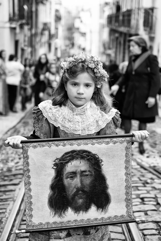 Child With Jesus Portrait by Josefina Melo — canvas wall art