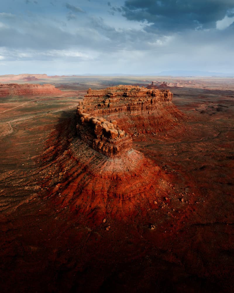 Dramatic Red Rock Vista by Witold Ziomek — canvas wall art