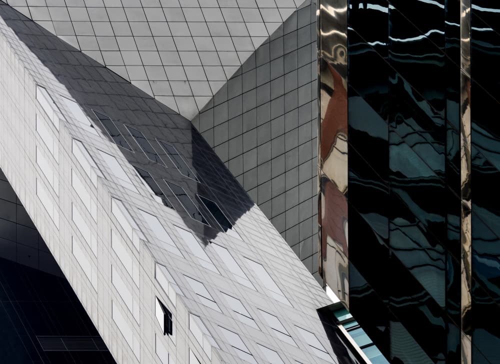 Modern Building Geometry by HAN dong hee — canvas wall art