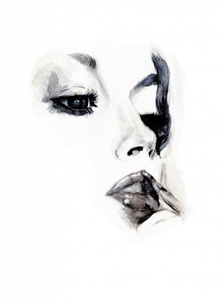 Makeup by Helena Engström — canvas wall art
