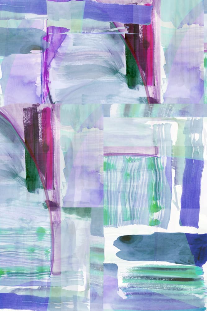 Vibrant Abstract Washes by cartissi — canvas wall art